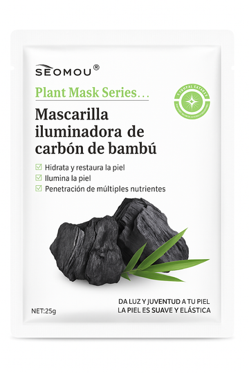 BambúPuro Detox™ – Mascarilla de carbón de bambú