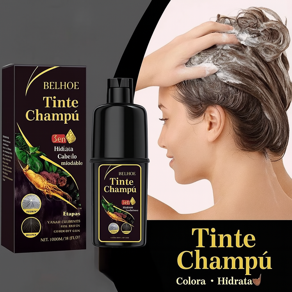 VitaNegro™ 3 en 1 – Shampoo, Tinte y Tratamiento Capilar