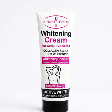 Crema blanqueadora Aichun Beauty para axilas y zonas íntimas – aclara, hidrata y suaviza la piel