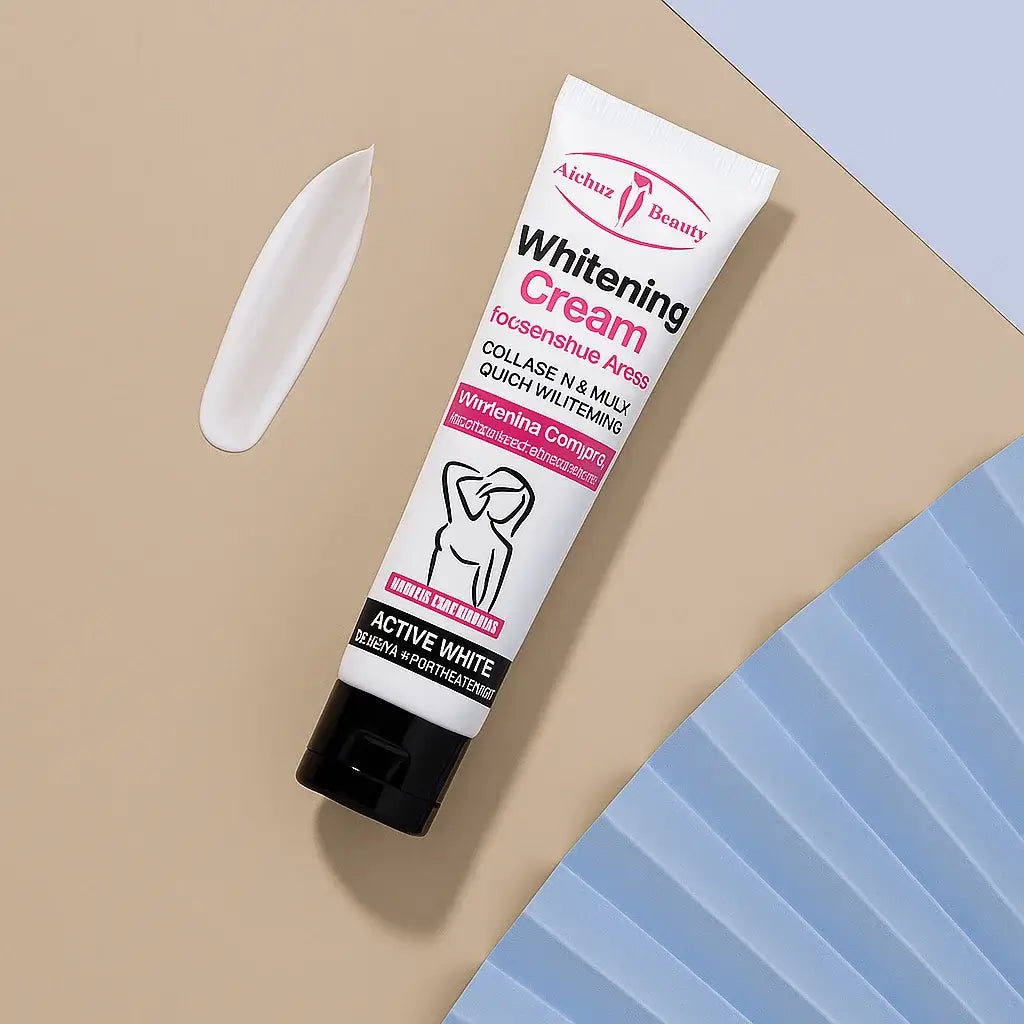 Crema blanqueadora Aichun Beauty para axilas y zonas íntimas – aclara, hidrata y suaviza la piel